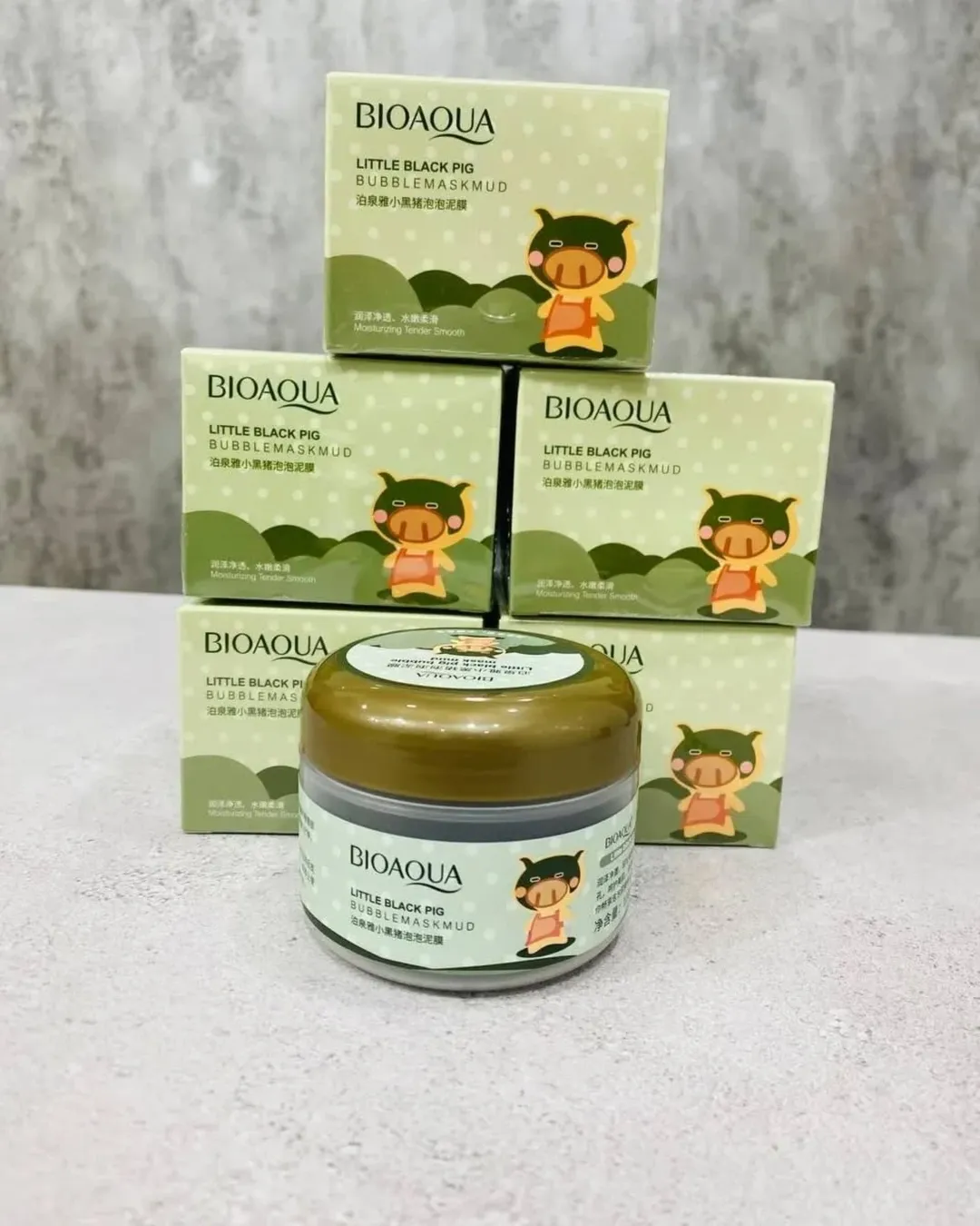 ماسک حبابی کربن برند بیوآکوا BIOAQUA حجم ۱۰۰ میل