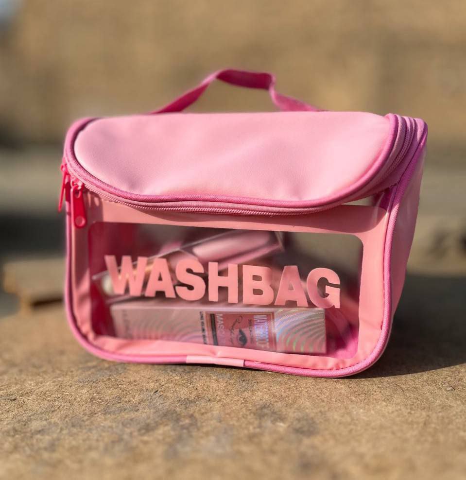 واش بگ ضد آب مدل صندوقی ، کیف آرایشی زنانه